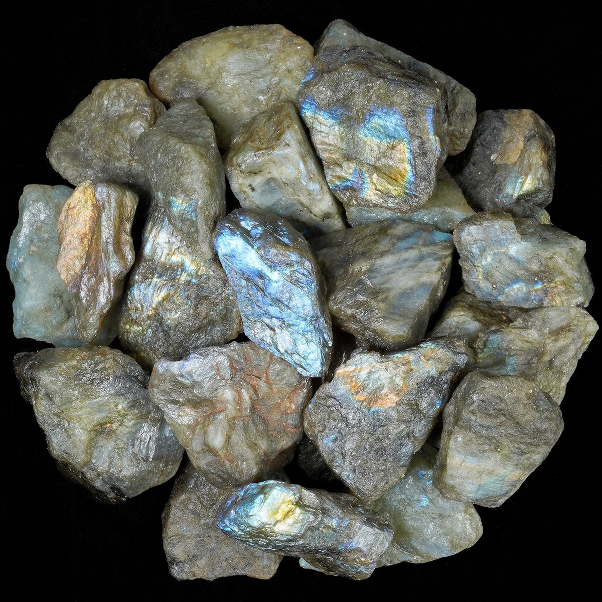 Crocon Labradorite rough 1lb for display and collection.