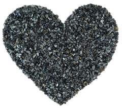 Crocon larvikite chips, 6-12mm polished, ideal for home decor and crystal grids.