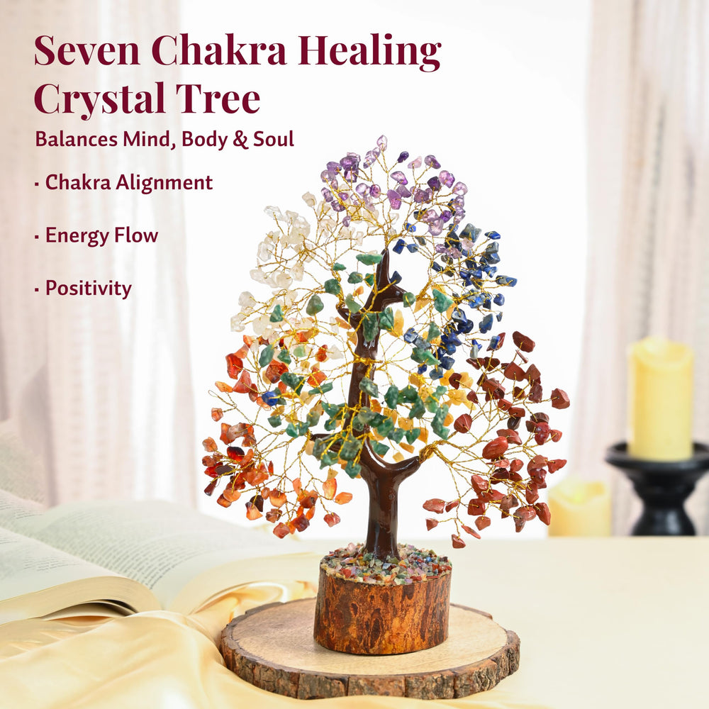 Crocon meditation corner energy tree setup enhances calm atmosphere.
