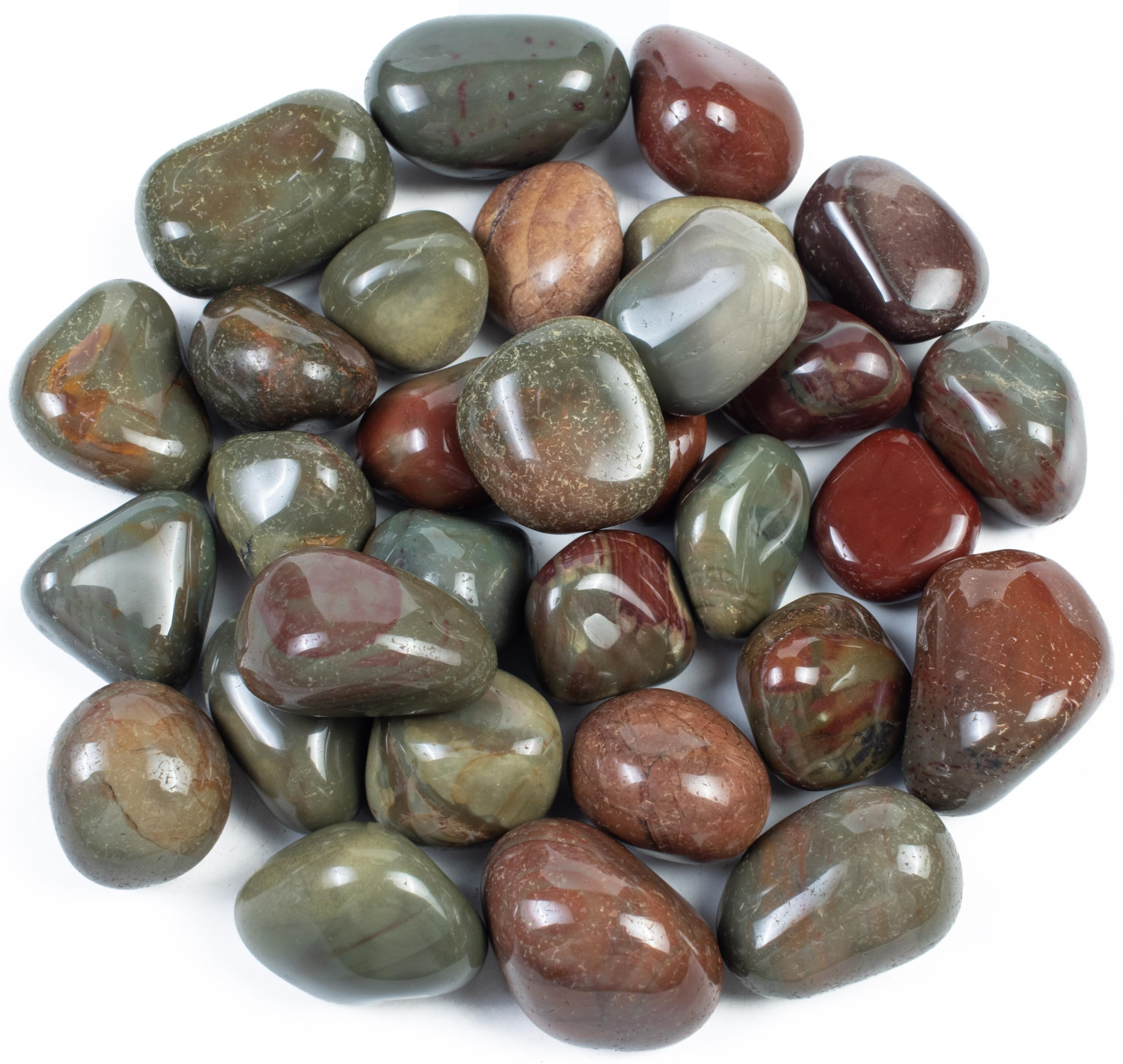 Crocon natural gemstones note highlights authenticity and unique piece variety