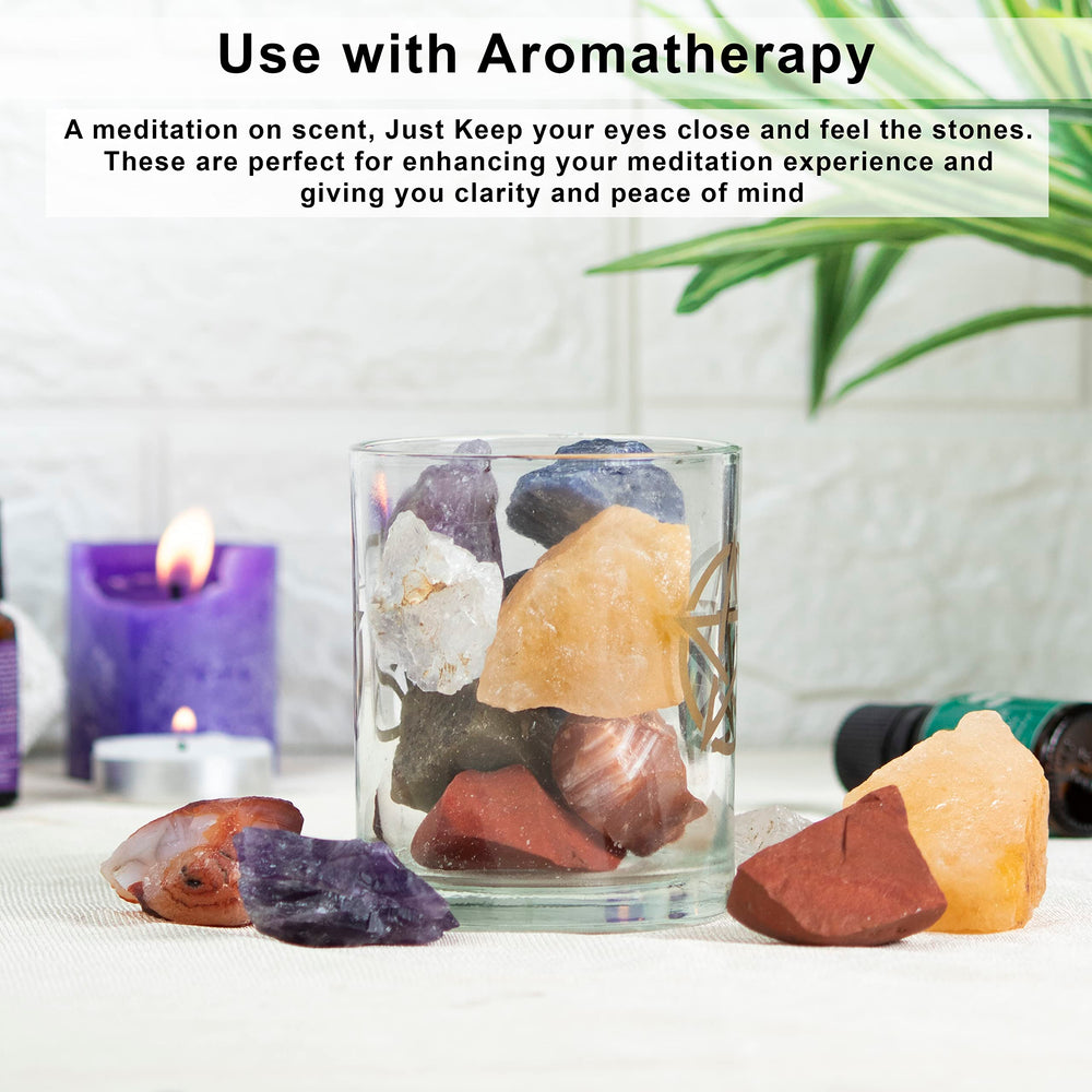 Crocon office and home decor stones adding natural texture.