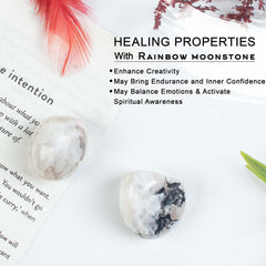Crocon polished moonstones 20-25mm ideal for meditation rituals