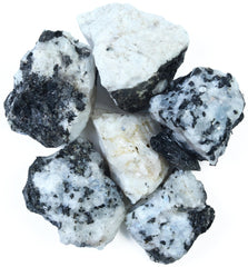 Crocon Rainbow Moonstone rough stones, 2 lb pack, ideal for chakra balancing and DIY jewelry.