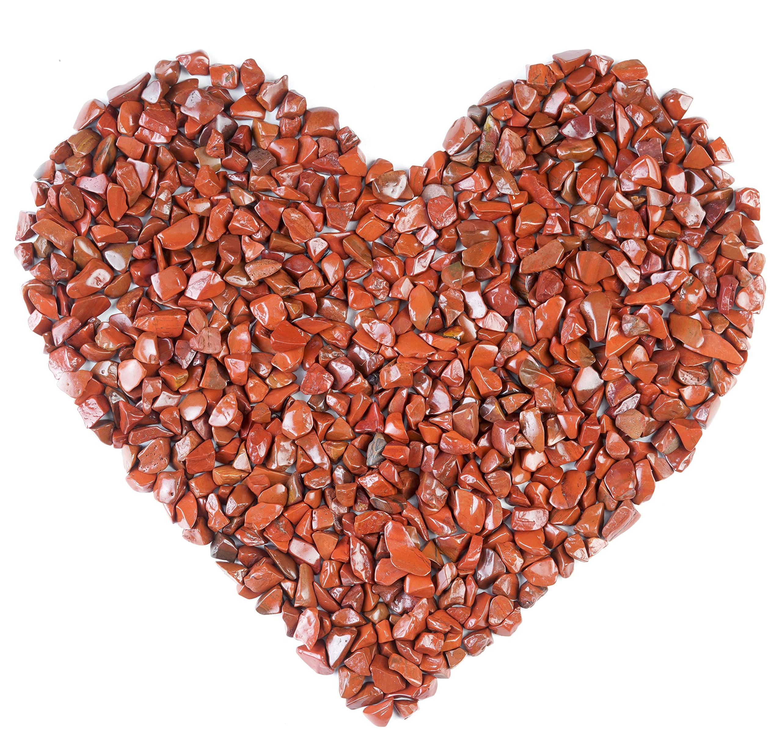 Crocon red jasper chips 6-12 mm for terrariums and vibrant home décor.