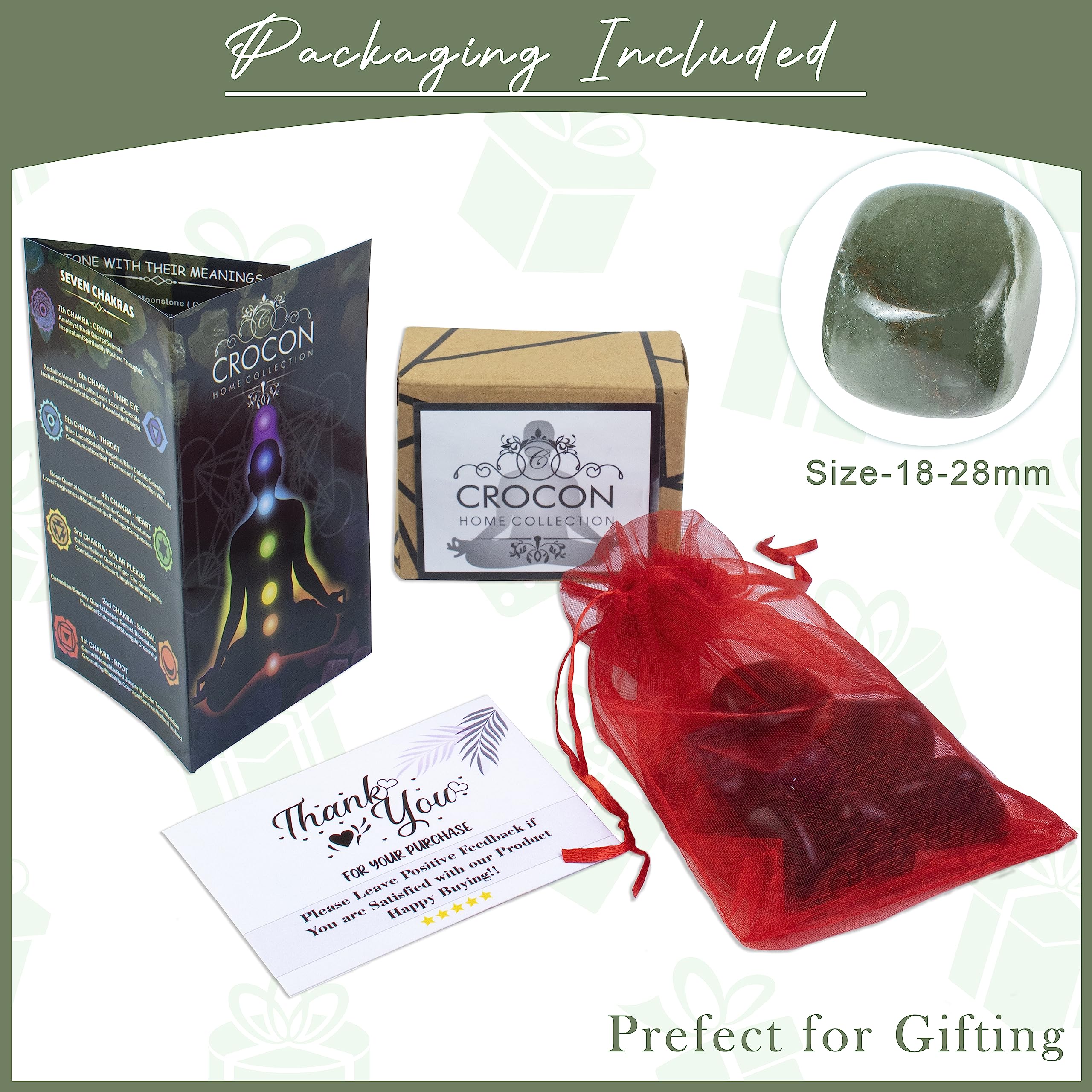 Crocon Reiki meditation stones help focus energy during practice