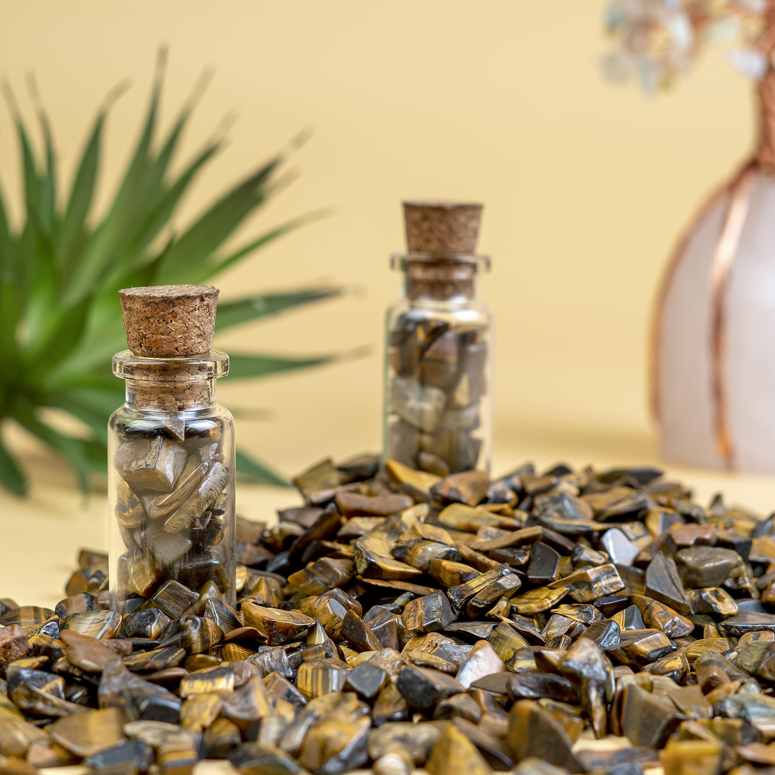 Crocon tiger eye chips used in aquarium or fountain decoration