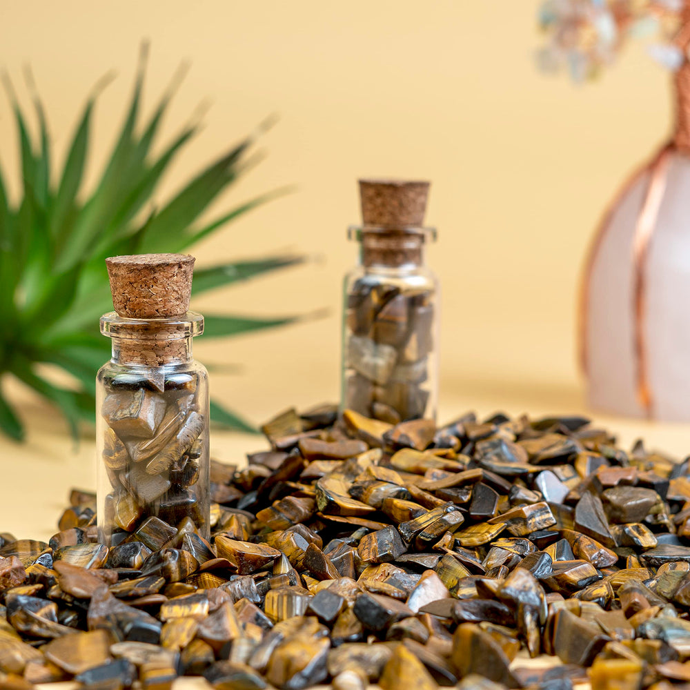 Crocon tiger eye chips used in aquarium or fountain decoration