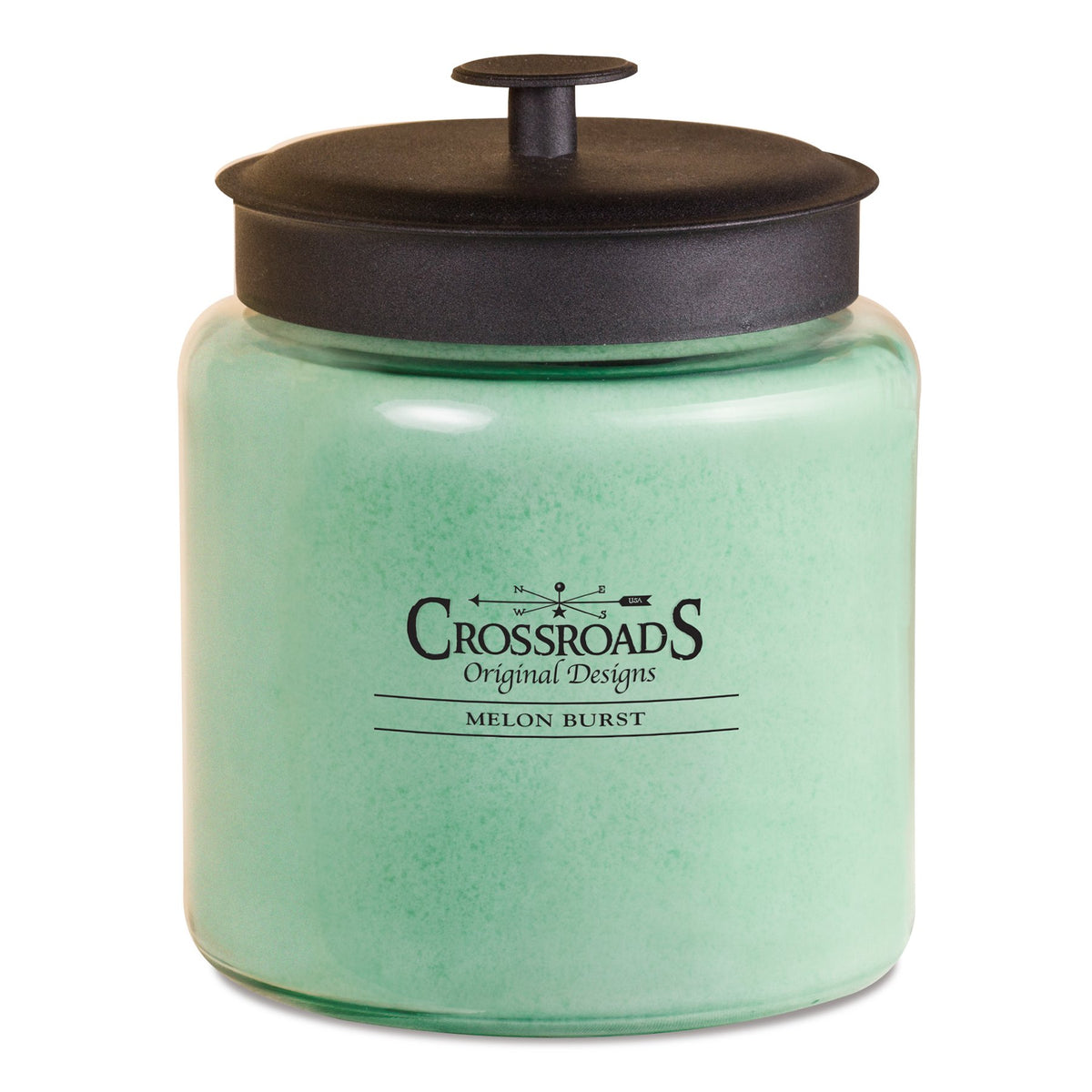 Crossroads Melon Burst 4-Wick Candle delivers a refreshing, relaxing scent for living rooms.