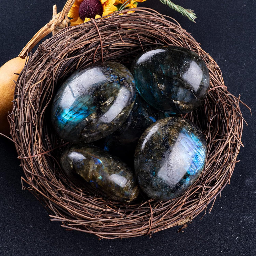 Crysmona worry stone supports calm and stress relief during mindfulness practice