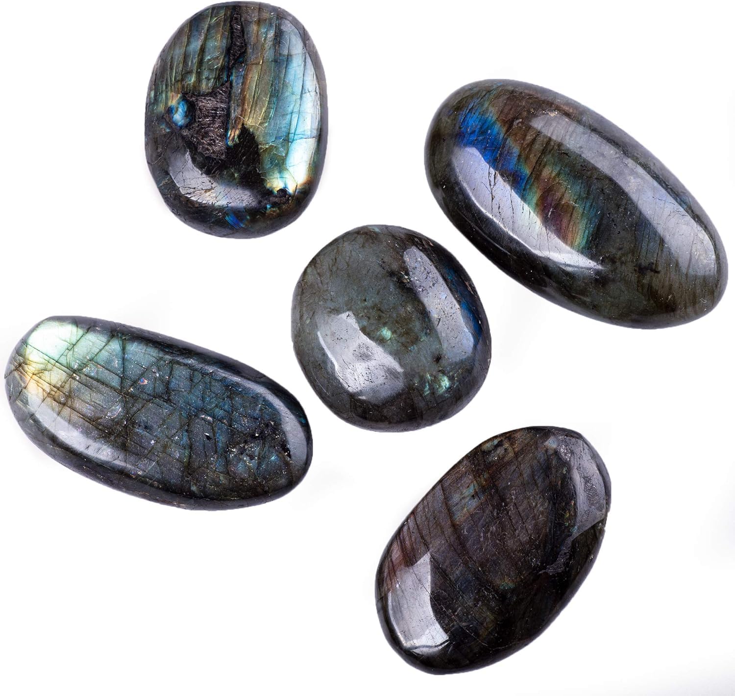 Crysmona labradorite crystal close up showing natural color shifts and light play