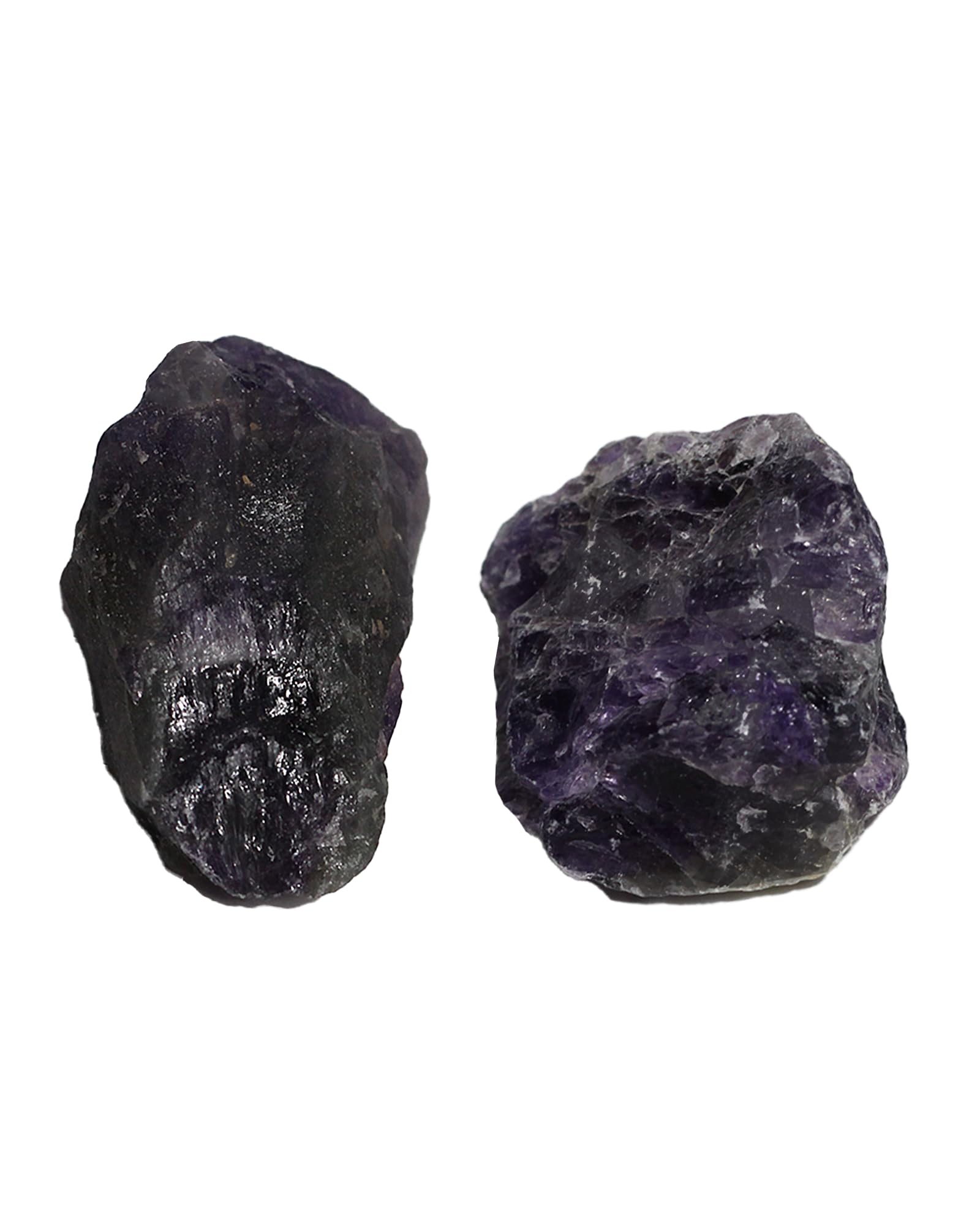 CRYSPAA deep amethyst raw crystal close-up for chakra meditation