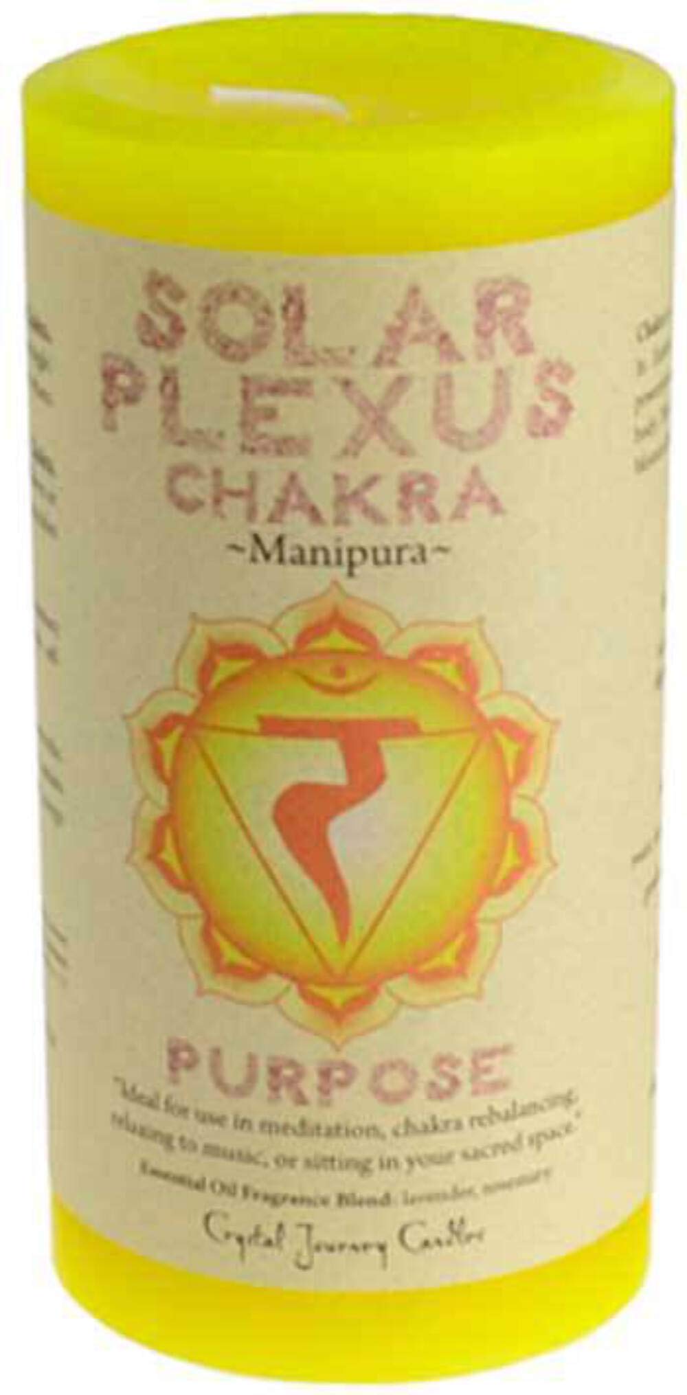 Crystal Journey Solar Plexus Chakra pendant (Manipura) aids meditation and balance.
