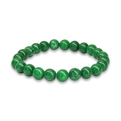 Crystal Vibe Green Jade Bracelet close-up of beads for calm style