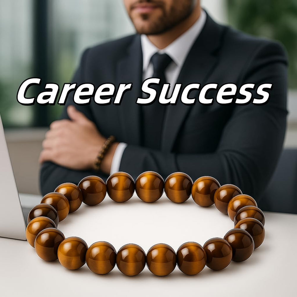 Crystalhouzz Tiger Eye Bracelet for Men suited for daily wear and travel.