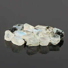 CRYSTALINES Rainbow Moonstone rough for jewelry wrapping and texture.