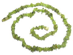 CRYSTALMIRACLE Peridot 18-inch necklace promotes emotional balance and inner peace
