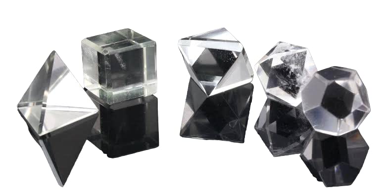 CRYSTALMIRACLE Sacred stones geometry set showcases chakra balancing and decorative harmony.