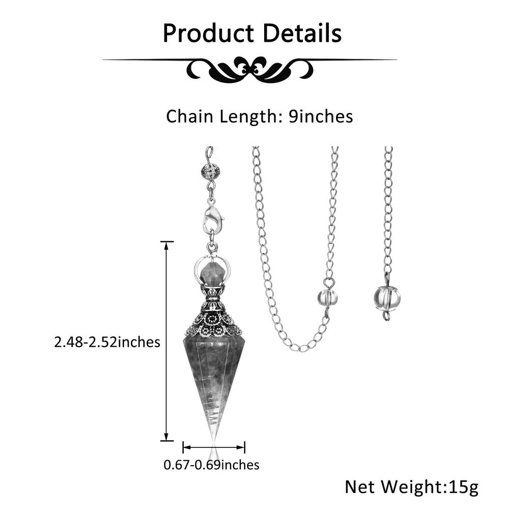 CrystalTears gift-box pendulum ready for gifting to crystal lovers and practitioners.