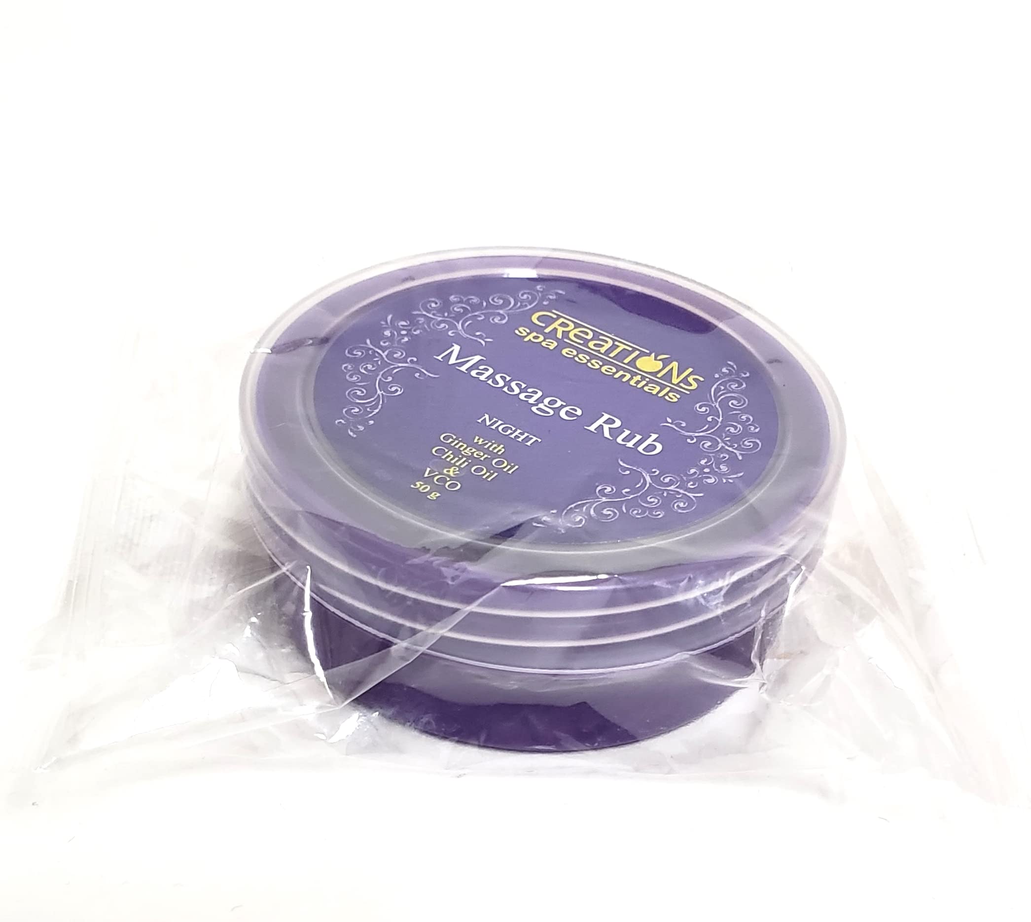 CS Essentials Creation Spa ginger oil and chili oil blend for a warming massage.