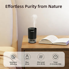 csinwei dual-nozzle diffuser top panel with touch control for easy scent switching