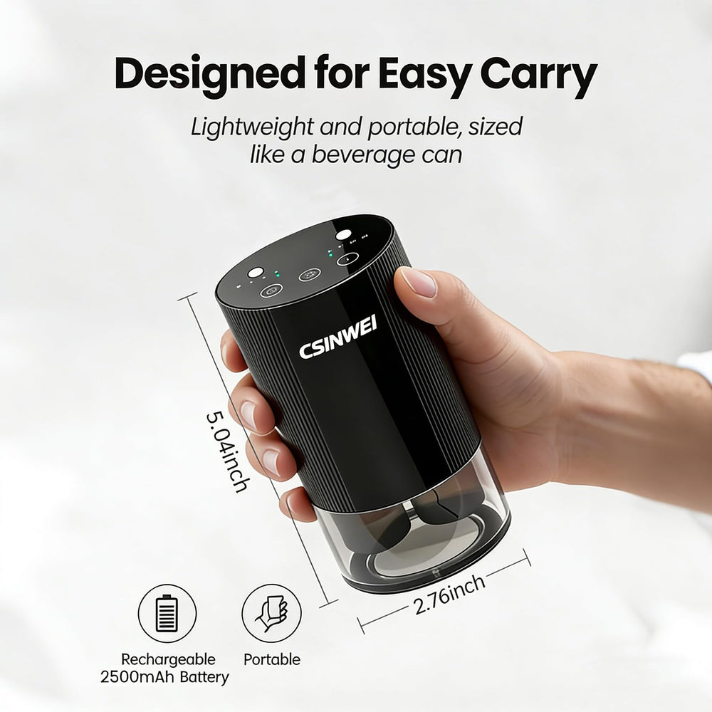 csinwei waterless diffuser USB-C charging port highlights quick charging