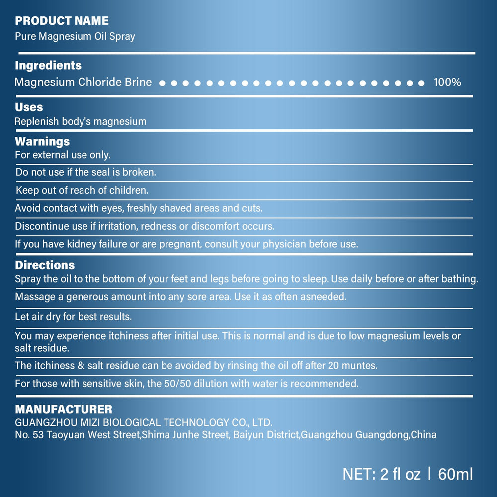 CtoCone magnesium oil spray applied to skin for quick uptake.