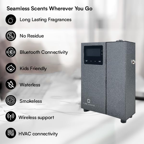 Cube Aroma CA-500S app-controlled mist with scheduling versatility