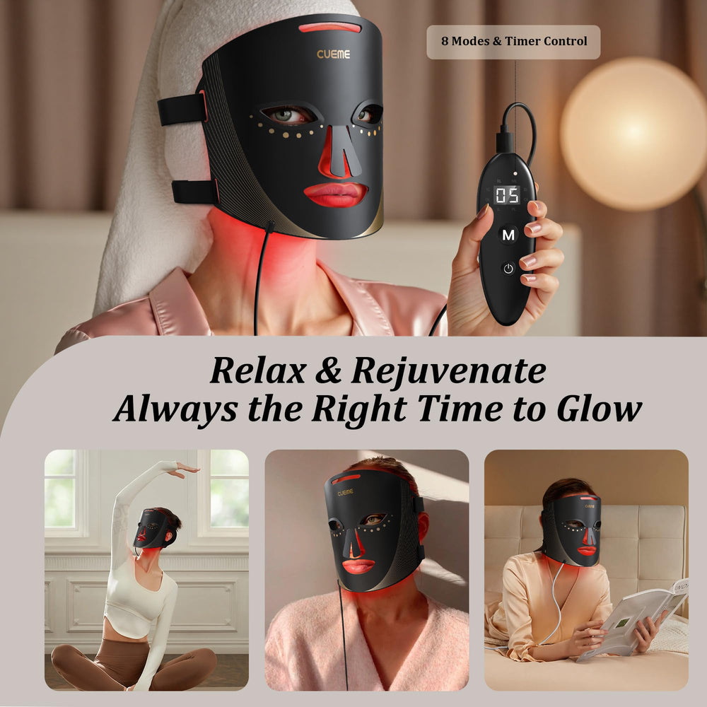 CUEME daily skincare routine use for morning or night sessions