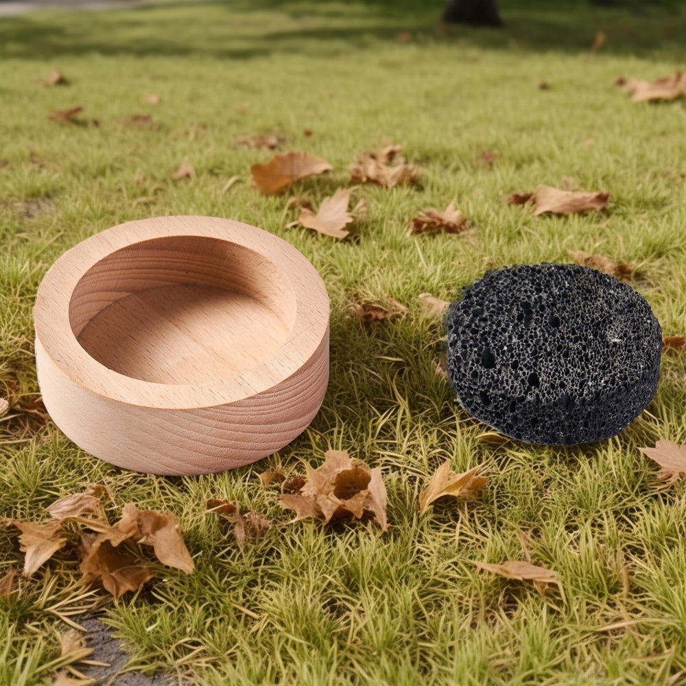 Gift-ready lava rock diffuser set for aromatherapy lovers.