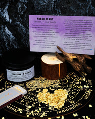 CULACEE Crystal Candles bergamot and cassis scent lifts mood for focus.