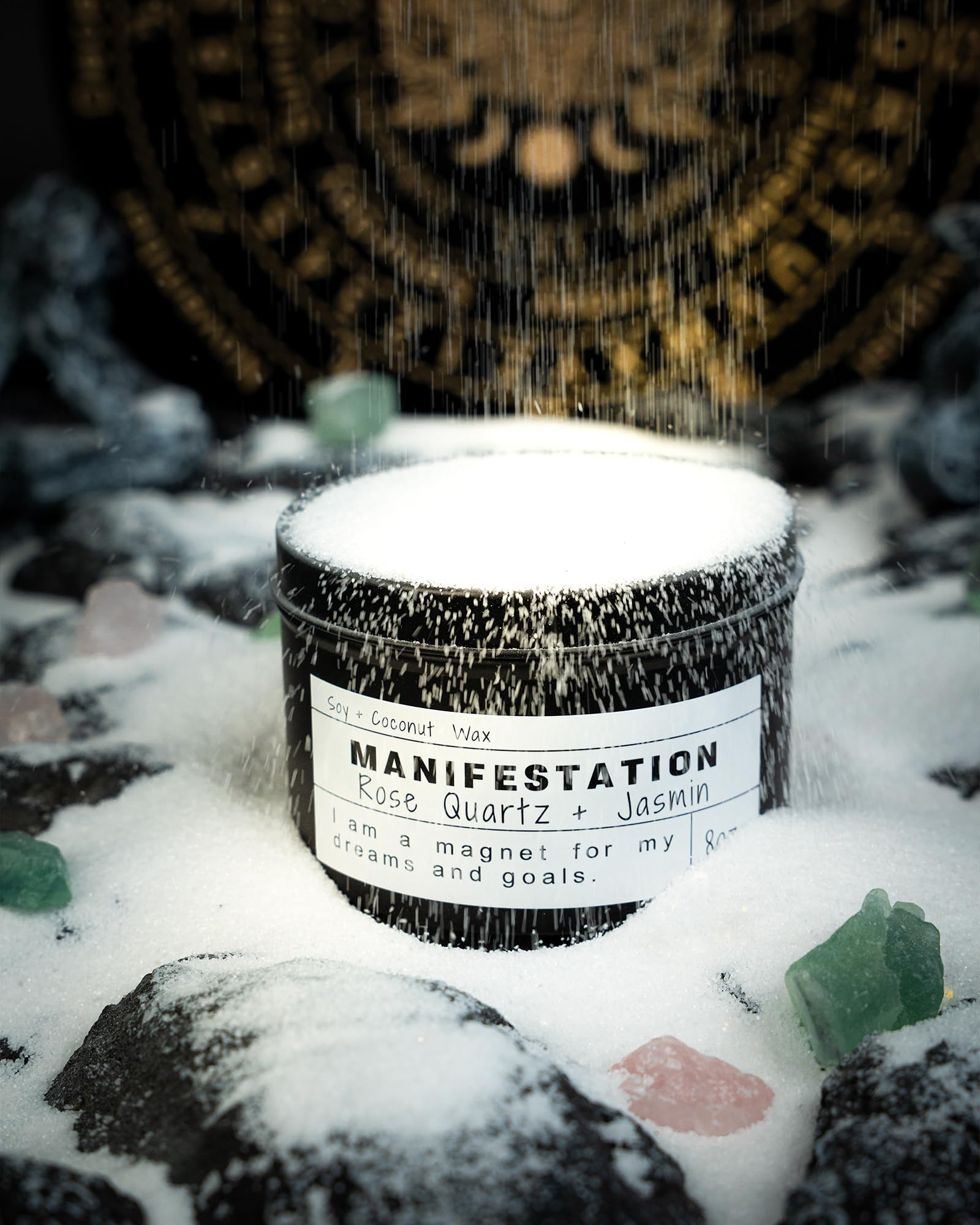 CULACEE Manifestation Moon Magic candle supports mindful goal setting.