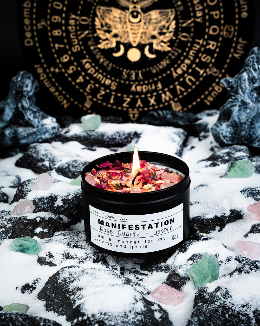 CULACEE Palo Santo-cleansed candle creates serene, purified space.