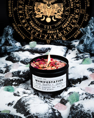 CULACEE Palo Santo-cleansed candle creates serene, purified space.