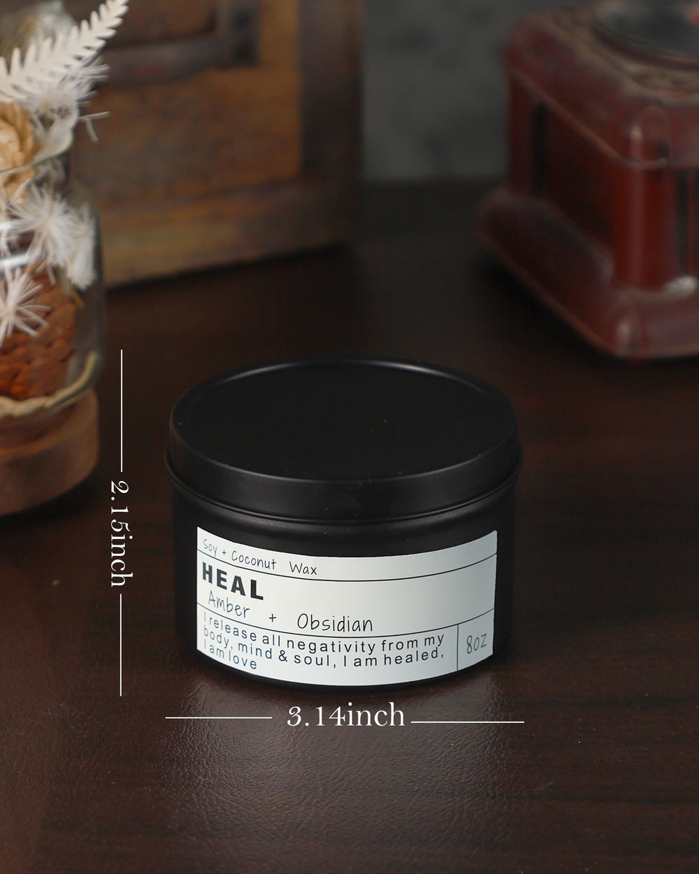 CULACEE Vegan soy wax candle designed for clean, eco-friendly burn.