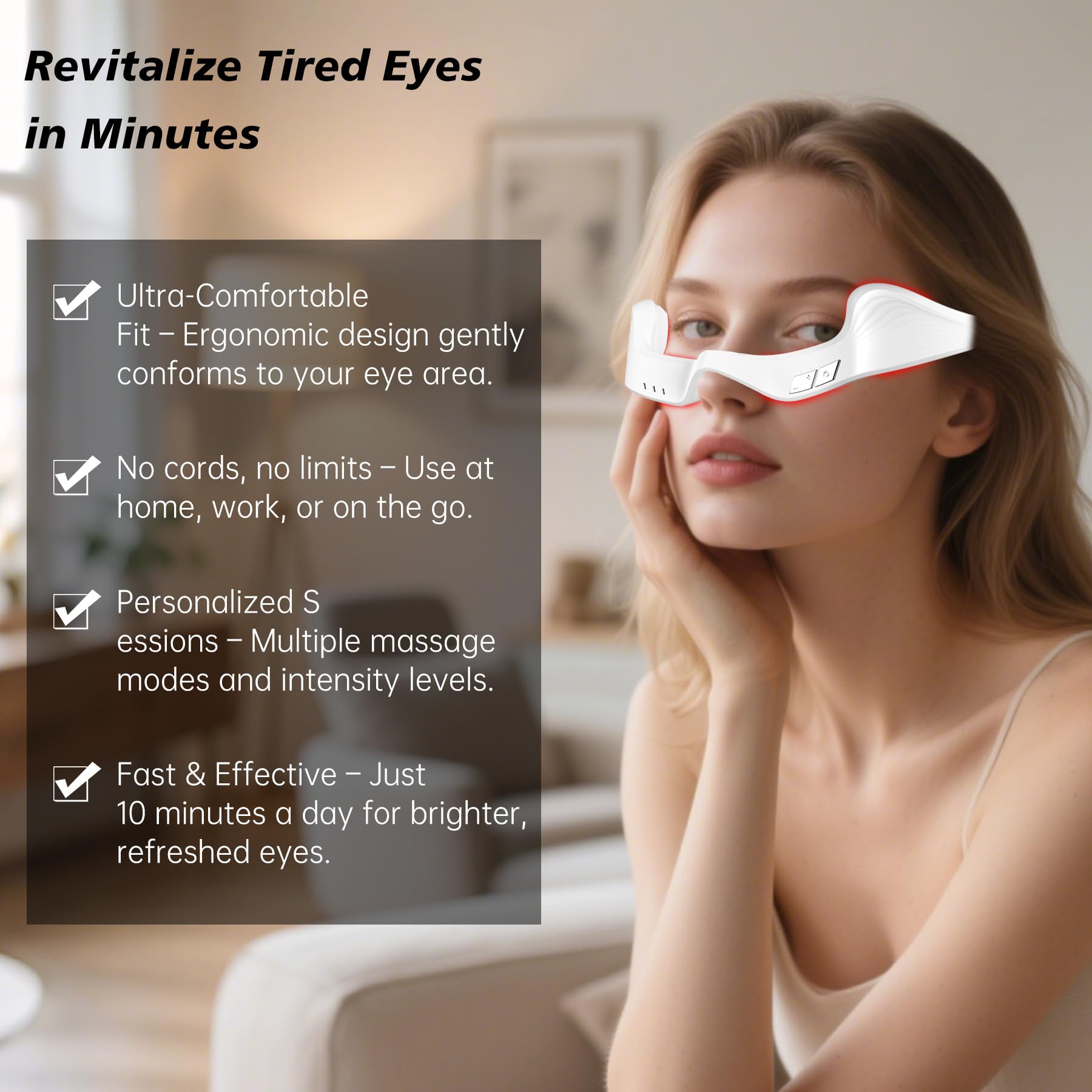 CULMINING ergonomic hands-free design keeps therapy comfortable and convenient.