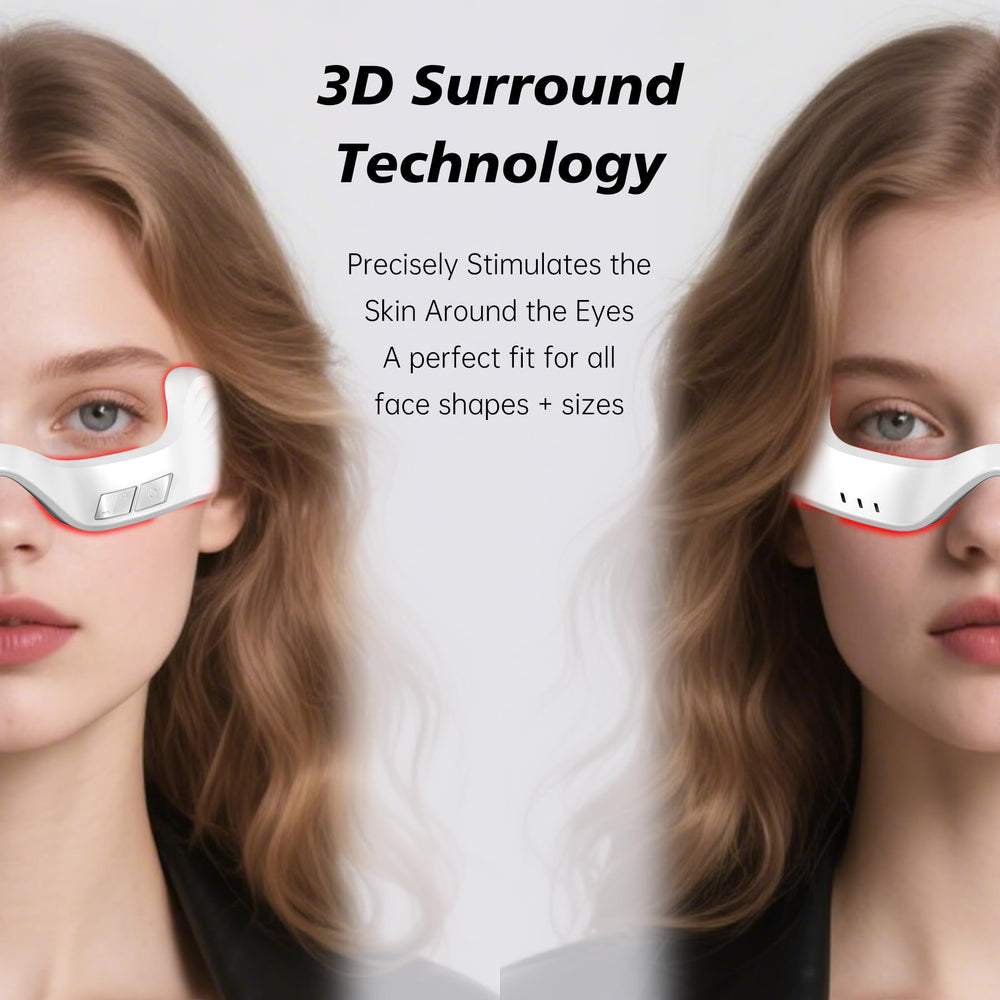 CULMINING LED therapy panels provide full-coverage light to the under-eye area.