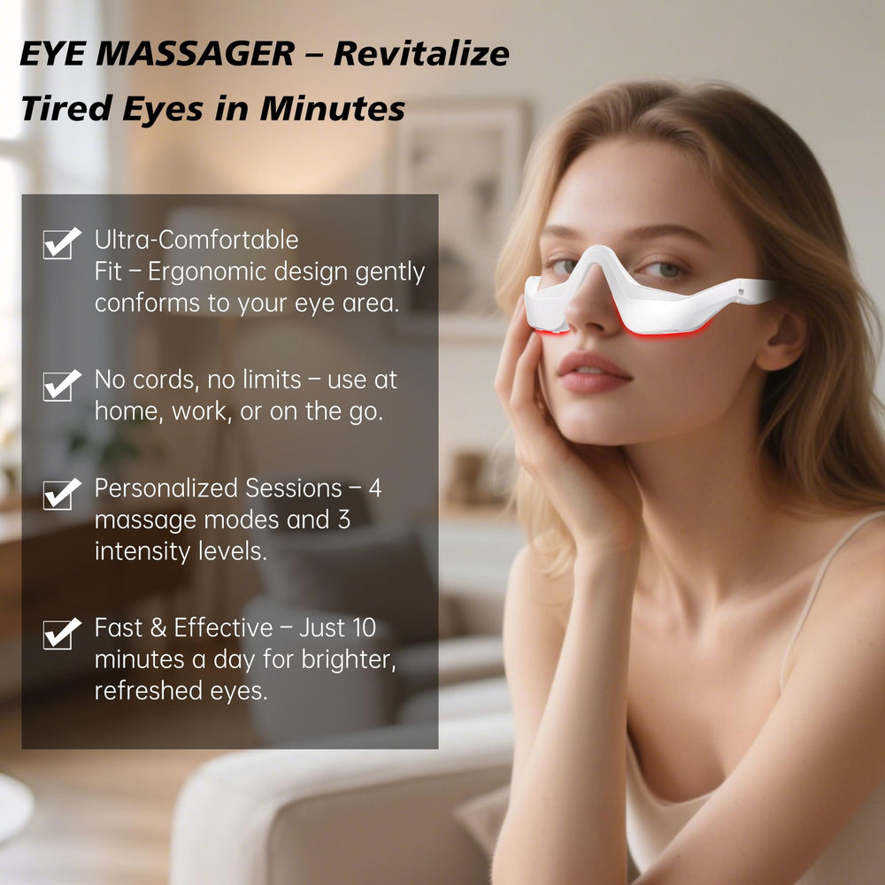 CULMINING red-light eye mask quick daily sessions for a brighter look.
