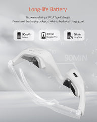 CULMINING under-eye red-light mask even-coverage for refreshed eyes.