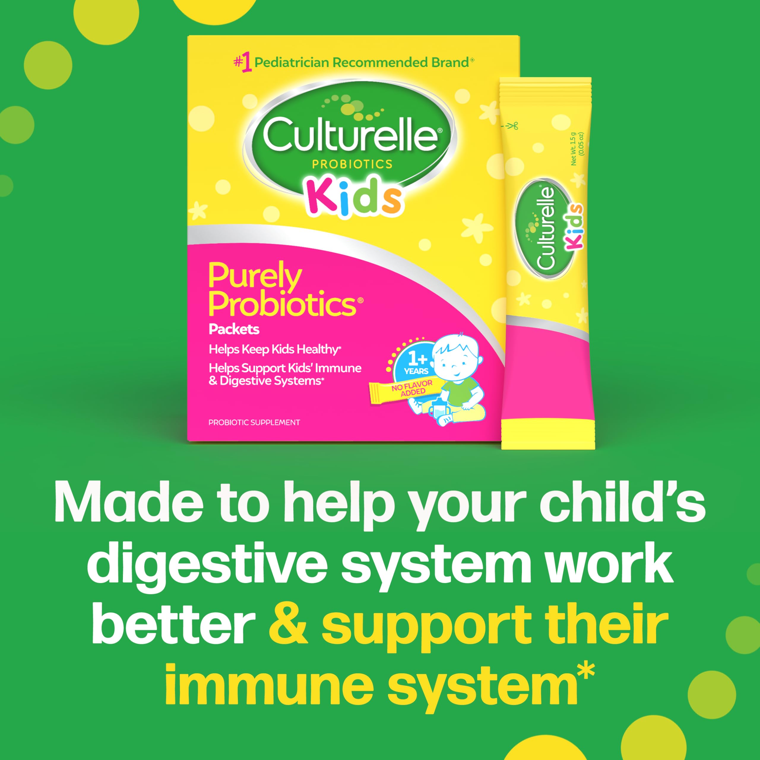 Culturelle packaging for kids emphasizes easy storage and daily routines.
