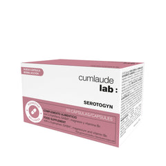 Cumlaude Serotogyn 60 capsules bottle front, may support nervous system function.
