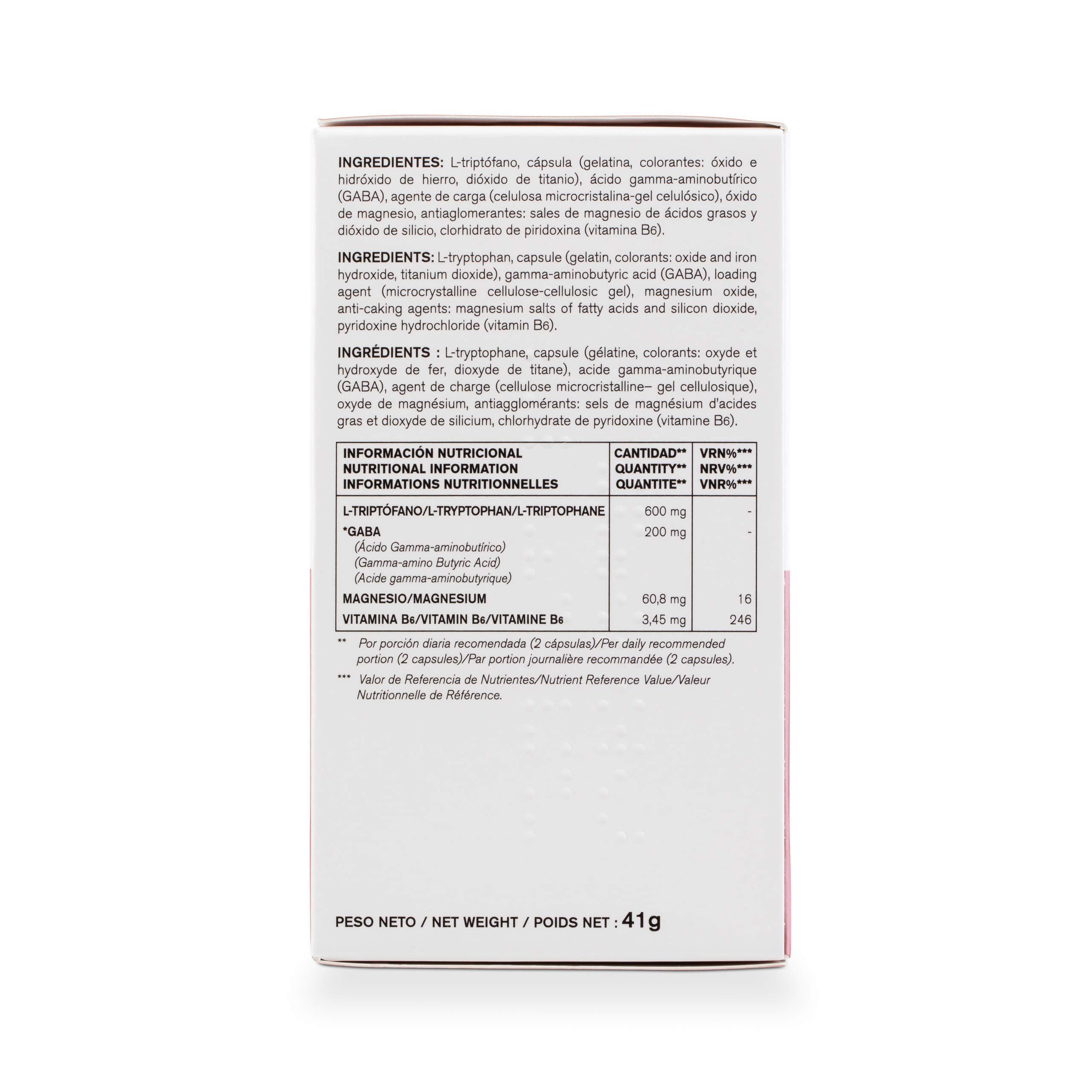 Cumlaude Serotogyn 60 capsules packaging, gluten-free formula for a balanced lifestyle.