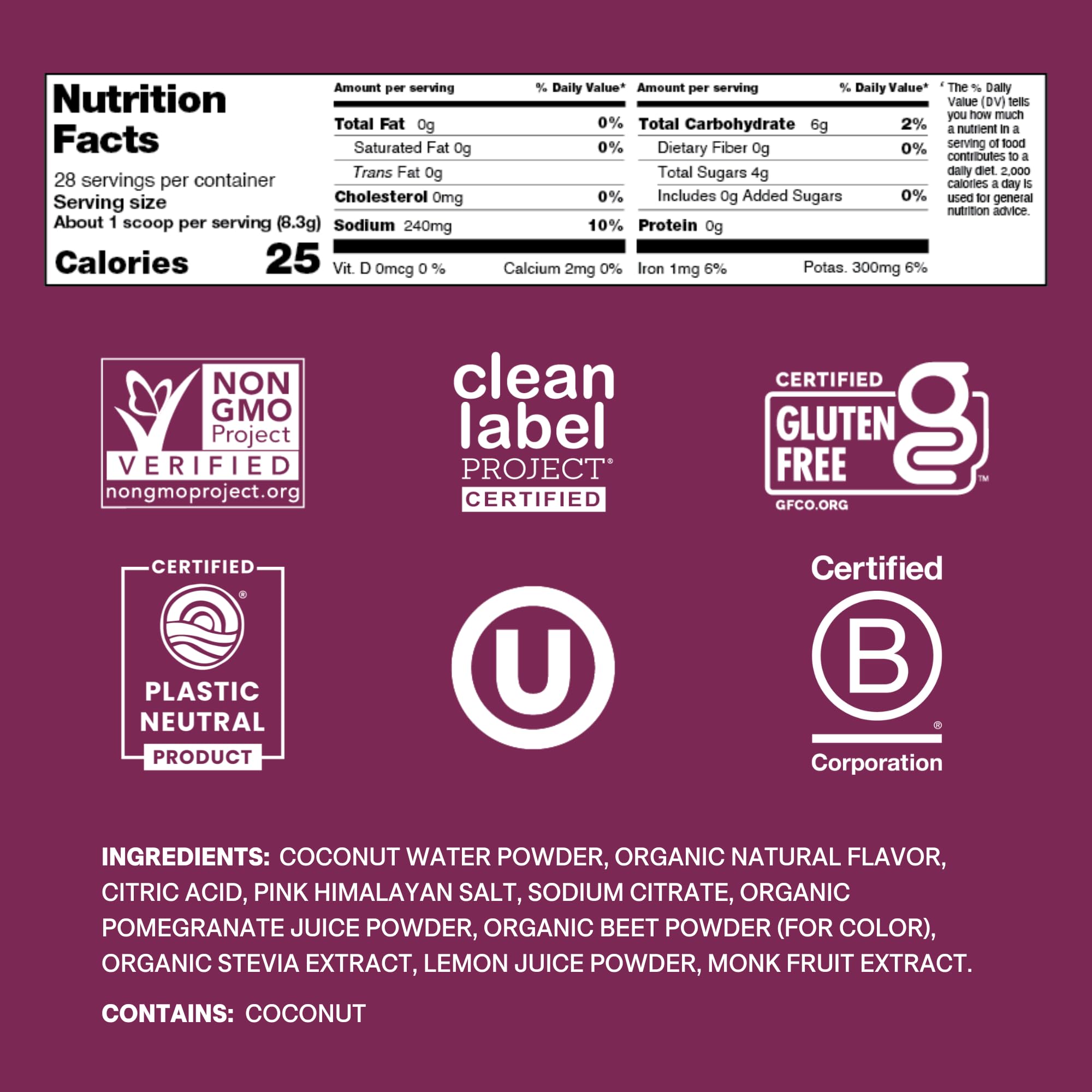 Cure Hydration electrolyte packet dissolving quickly for rapid hydration