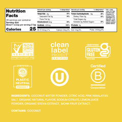 Cure Hydration Lemonade powder jar highlights convenient, no-added-sugar hydration you can mix anytime