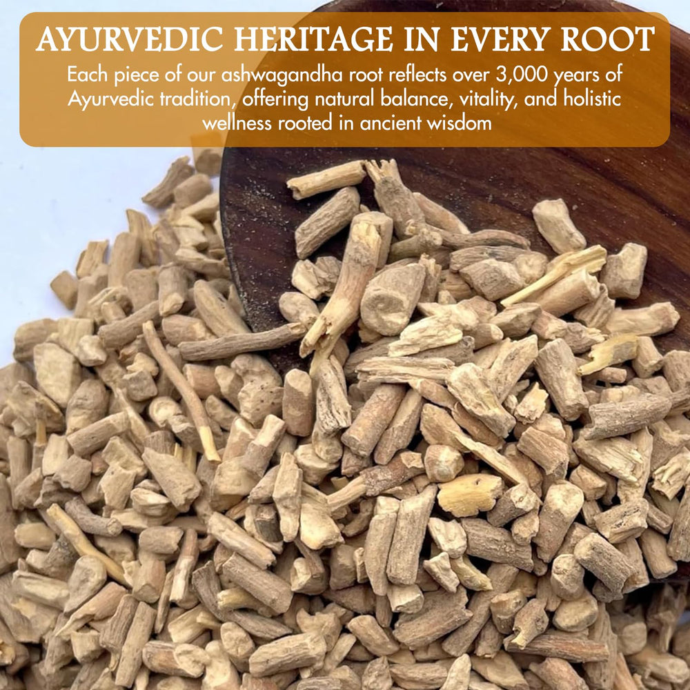 Daily ritual with Cure Wid Pure ashwagandha root tea.