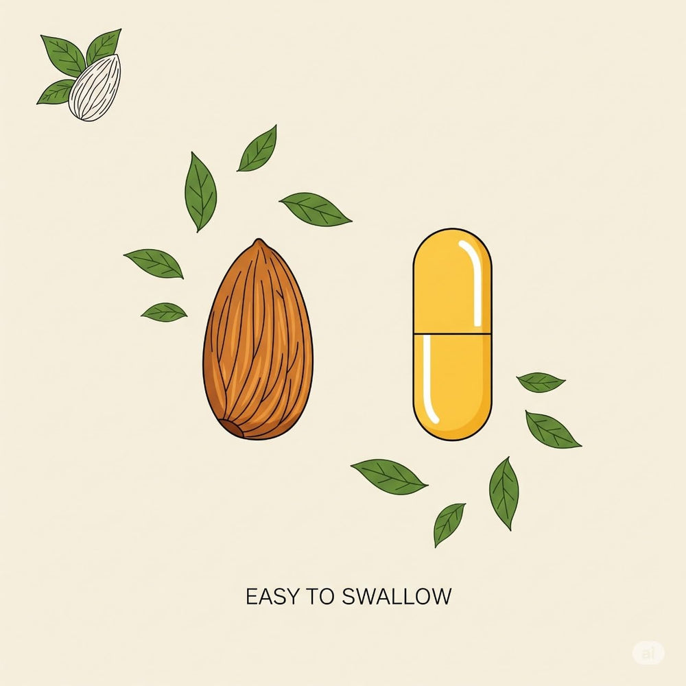 Softgels and bottle ready for daily wellness routine