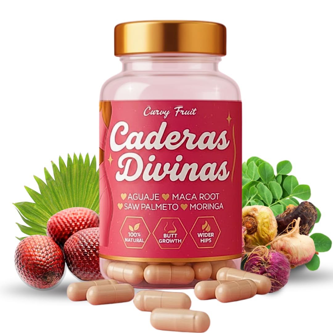 CurvyFruit Divine Curves bottle showing natural curve support for the lower body