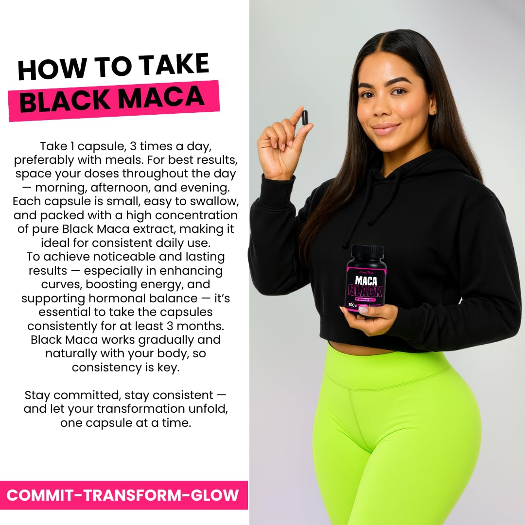 Curvy Fruit packaging closeup showing genuine black maca.