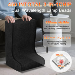 Cutiskrave dual-wavelength LED panel with 420 LEDs for deep light therapy.