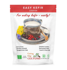 Cutting Edge Cultures Vegetable Starter six pouches ferments five pounds of vegetables.