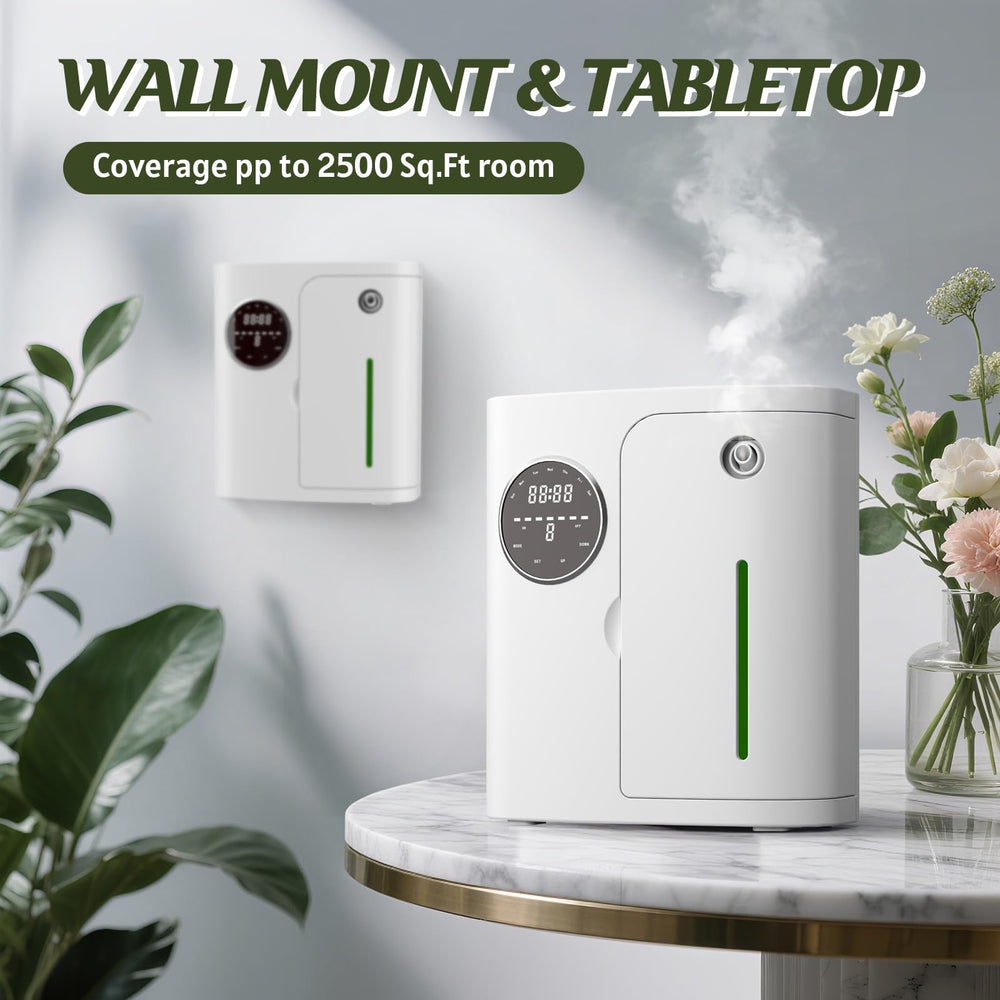 CVRAW waterless diffuser delivers up to 2500 sq ft coverage in large spaces